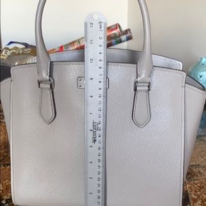 Kate spade satchel silver/gray